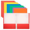 2-Pocket Folder with Metal Prongs Fastener Clasps (Folder con bolsillo + Clavitos)