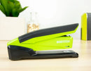 InPower Antimicrobial Spring-Powered Desktop Stapler, 20 Sheets, Green