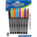 PERMANENT MARKERS BRIGHT COLORS 8