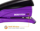 Inspire™ Spring-Powered Compact Stapler, 15 Sheets, Assorted Colors