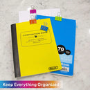 Medium 1-1/4 (32mm) Assorted Color Binder Clip (8/Pack)