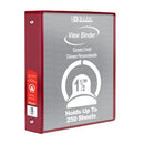 CARPETA "VIEW BINDER" DE 1.5"- BURUNDY