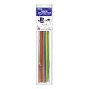 Wooden Dowel Round Multi-Colored 3/16" x 12" (15/Bag)