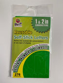 SELF ADHESIVE LETTERS STICKERS 1" & 2"- VERDE
