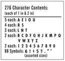 SELF ADHESIVE LETTERS STICKERS 1" & 2"- ROJA