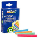 TIZA DE COLORES, CAJA DE 12
